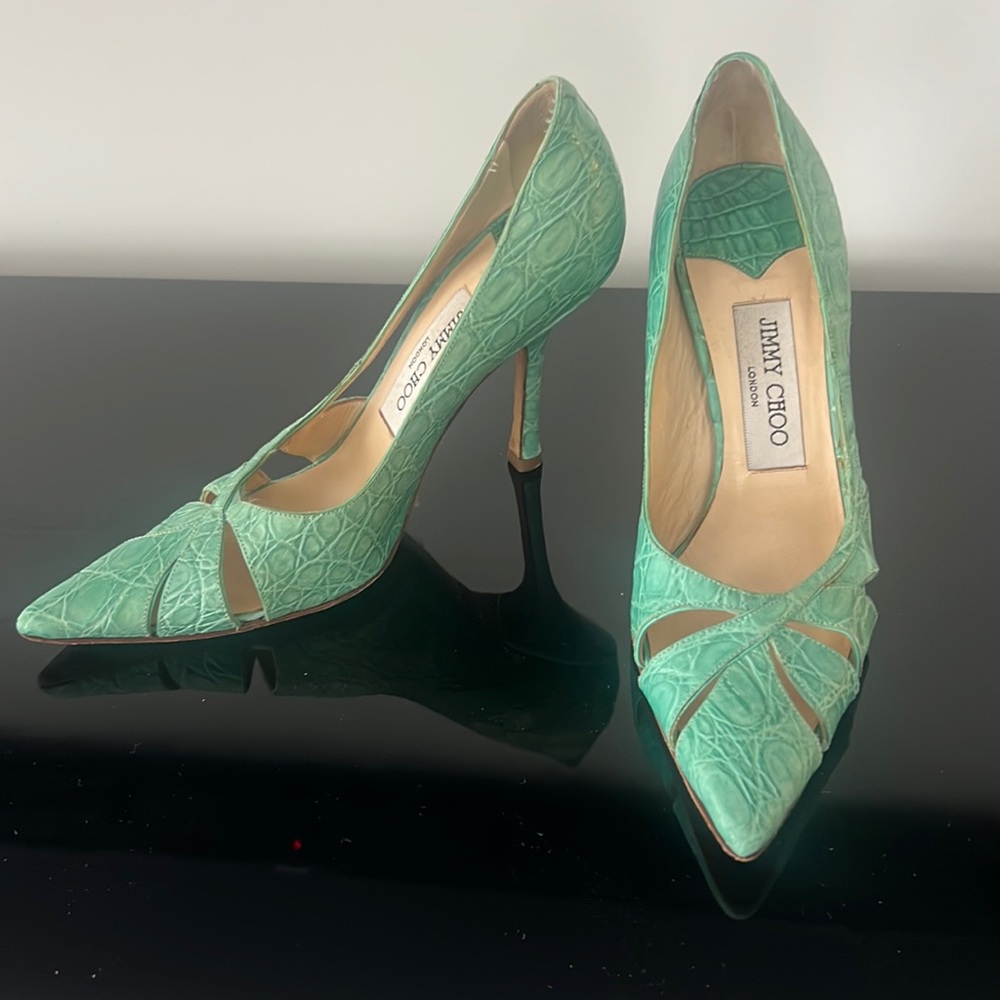 Rare Jimmy Choo Crocodile Pumps
